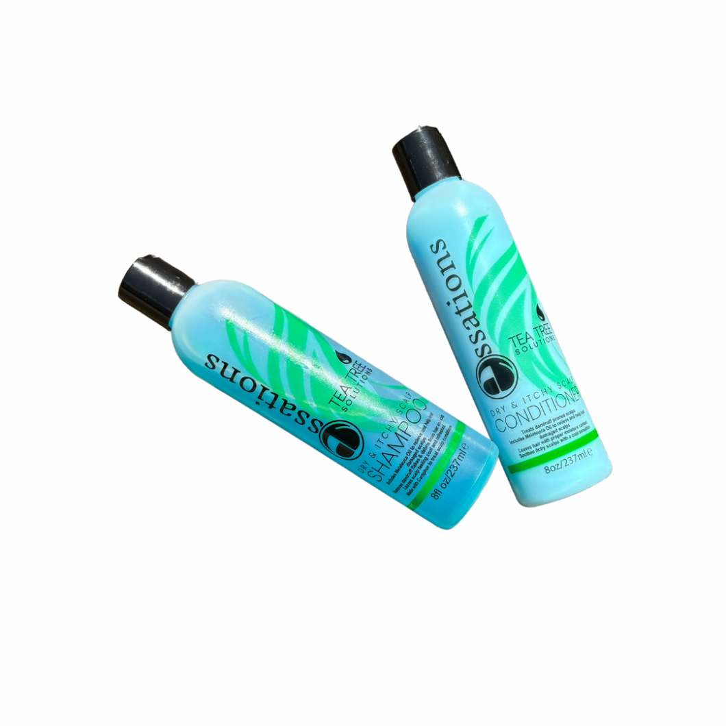 NEW! Essations Tea Tree Solution Dry & Itchy Scalp (Shampoo & Conditioner) Bundle