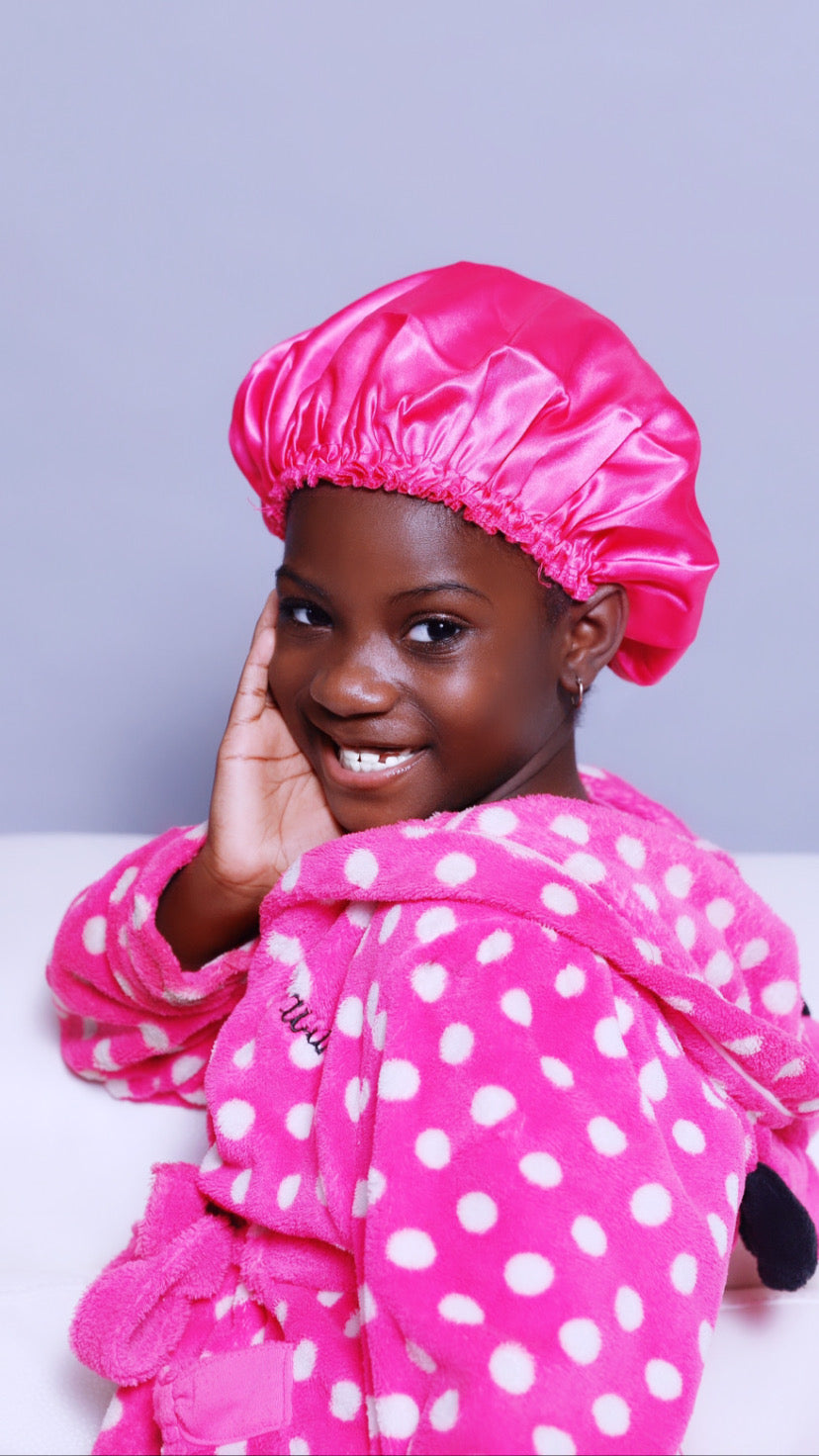 Savannah's Princess Satin Bonnet *Ages 3-10* + Free Signature Comb