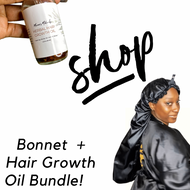 Hair Growth Oil + Satin Bonnet Bundle